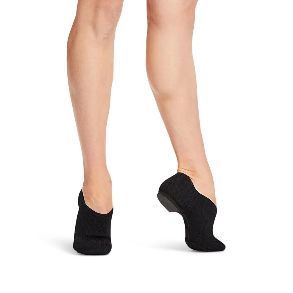NEW IN BOX Capezio Pure Knit Jazz Women's size 12 Wide Black CG31W Dance Shoes